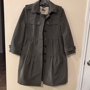 Burberry Women's Dark Gray Trench Coat